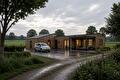 Mantelzorgwoning aan onverhard pad